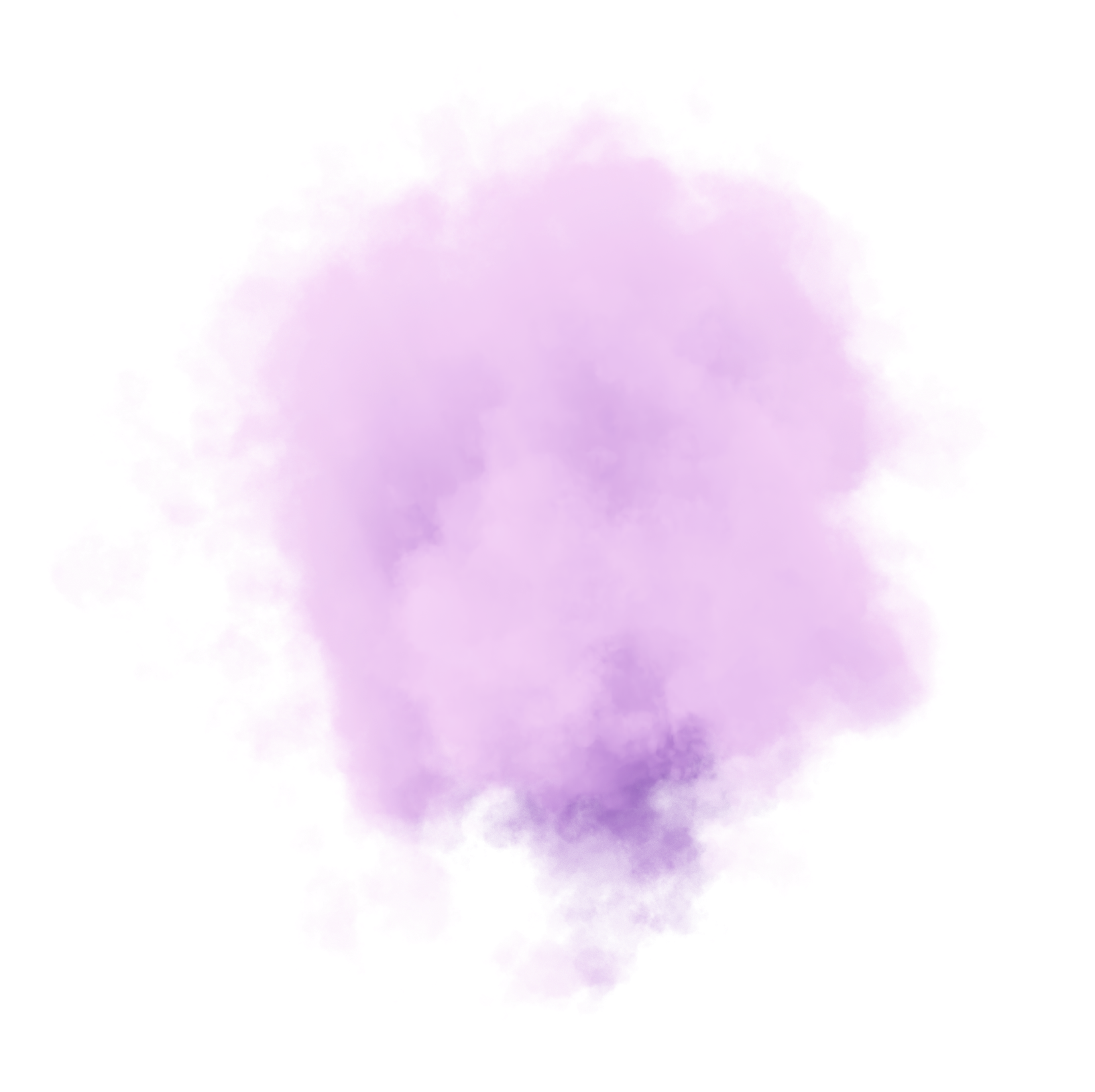 Purple cloud 3d rendering.