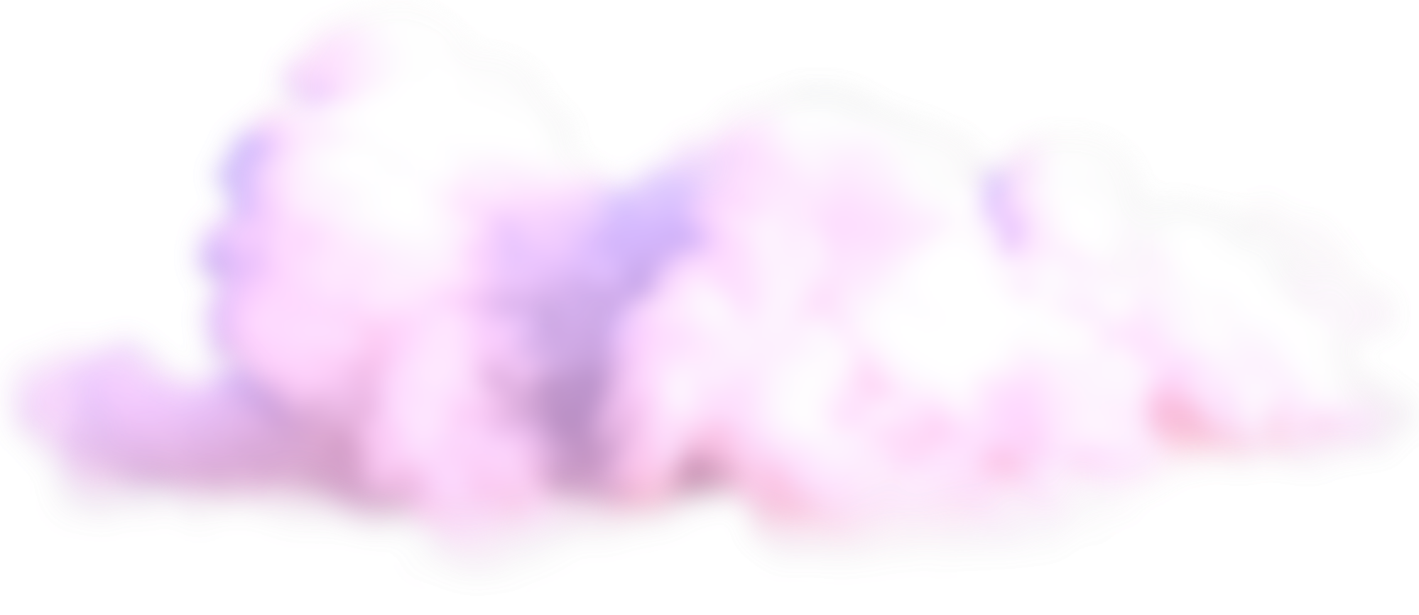 Realistic pink cloud.