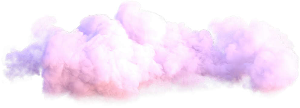 Realistic pink cloud.