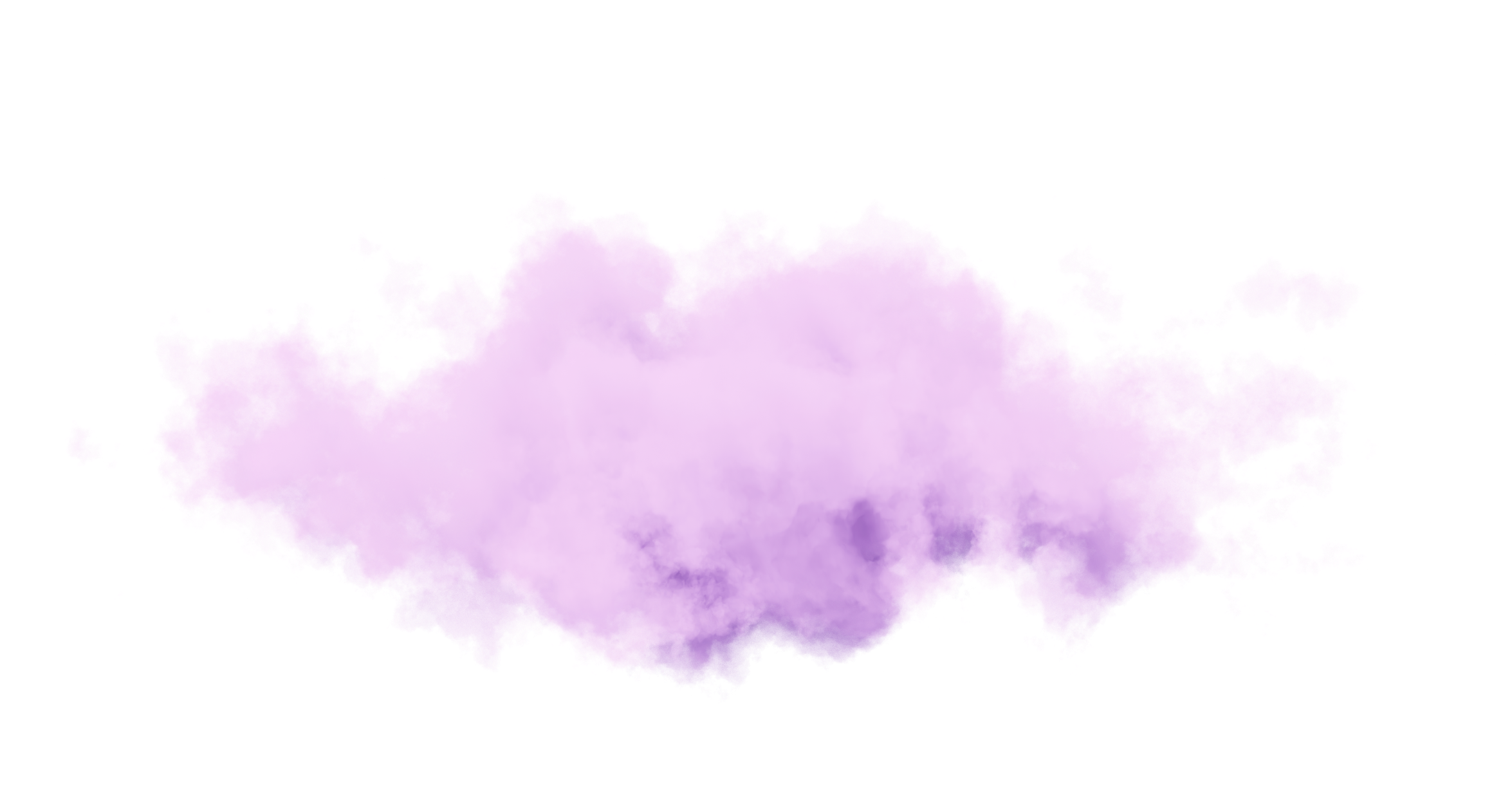 Purple cloud 3d rendering.